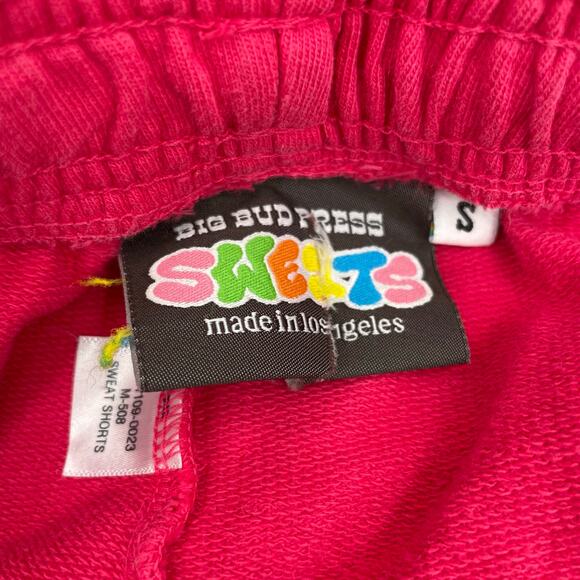Big Bud Press Hot Pink Sweat Shorts Size S - Picture 8 of 11